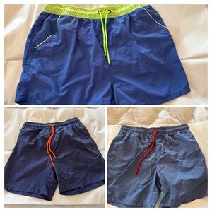 Bundle of 3 Men's Blue Swim Shorts XL